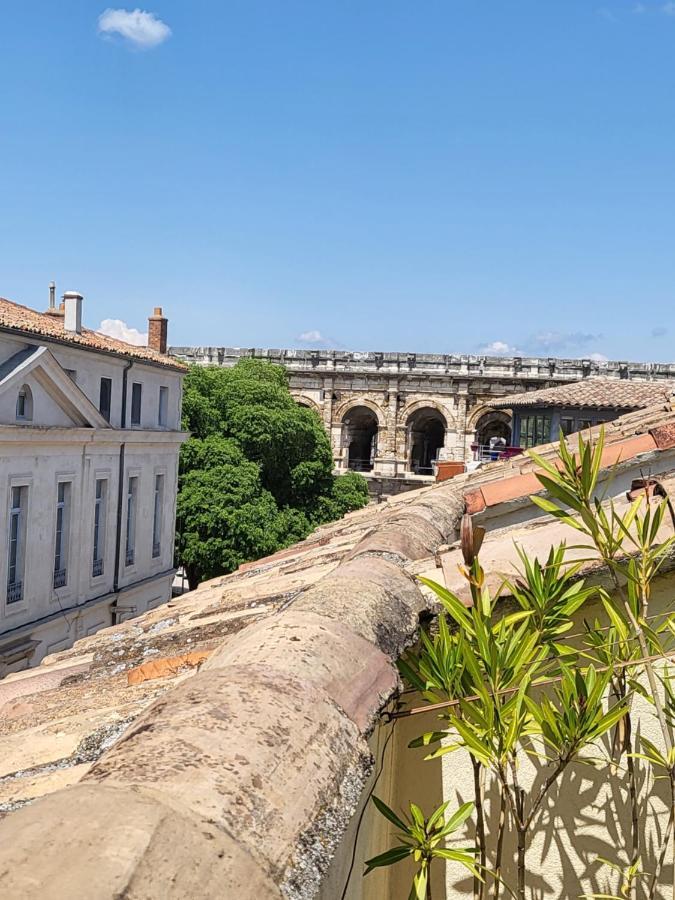 La Dolce Vita Nimoise Terrasse 100 M Des Arenes Nimes Bagian luar foto